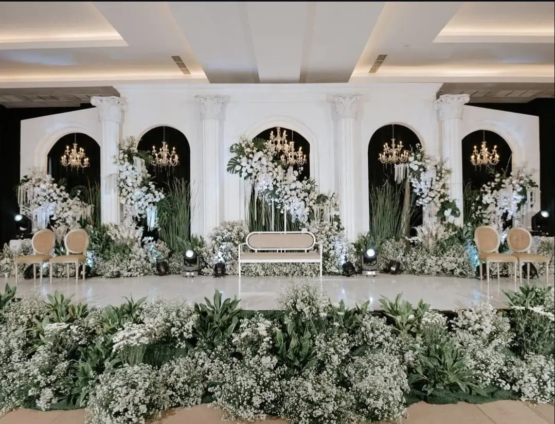 Wedding stage décor by the best event management company in Malappuram.